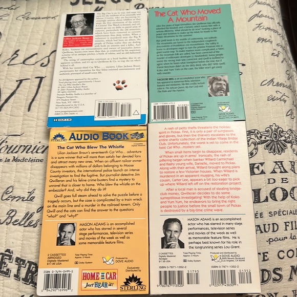 4 Lilian Jackson Braun Cassette Audio Books - Picture 4 of 6